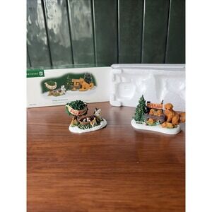 Department 56 Village #52948 Dog & Puppies Cats & Kittens 2 Piece Accessories